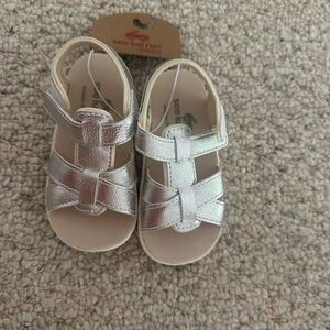 See Kai Run Silver Sandals for Versatile Style